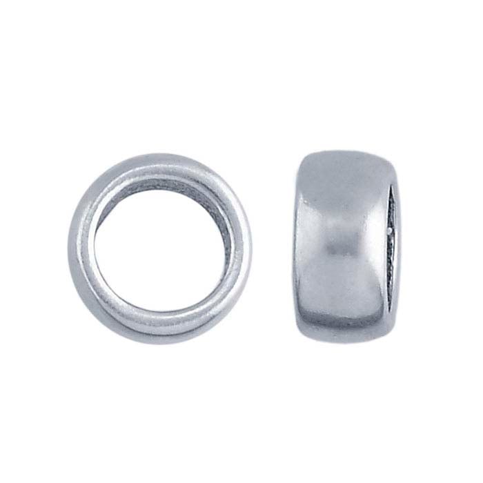 Sterling Silver 8 7 X 4 3mm Spacer Bead RioGrande