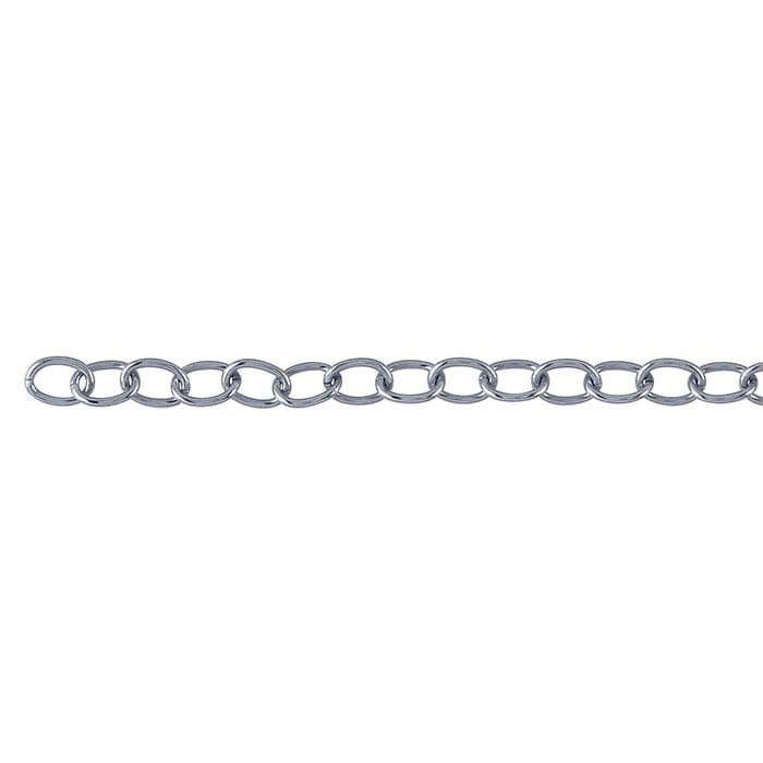 Stainless Steel Mm Oval Cable Chain Ft Spool Riogrande