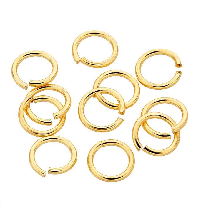 Brass Yellow Finish Round Jump Ring RioGrande