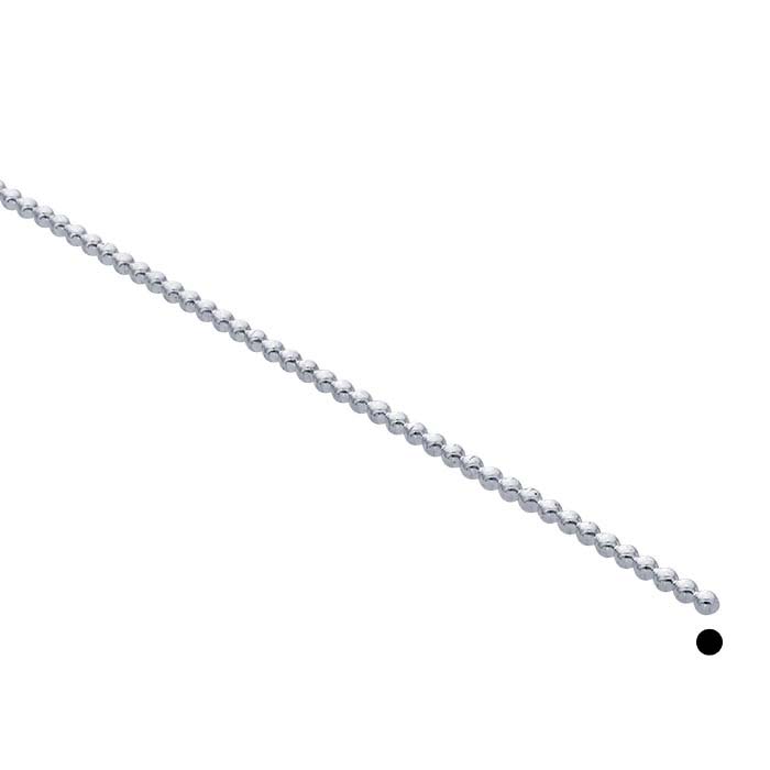 Sterling Silver Letter Bead - L - 5mm - Pack of 1: Wire Jewelry