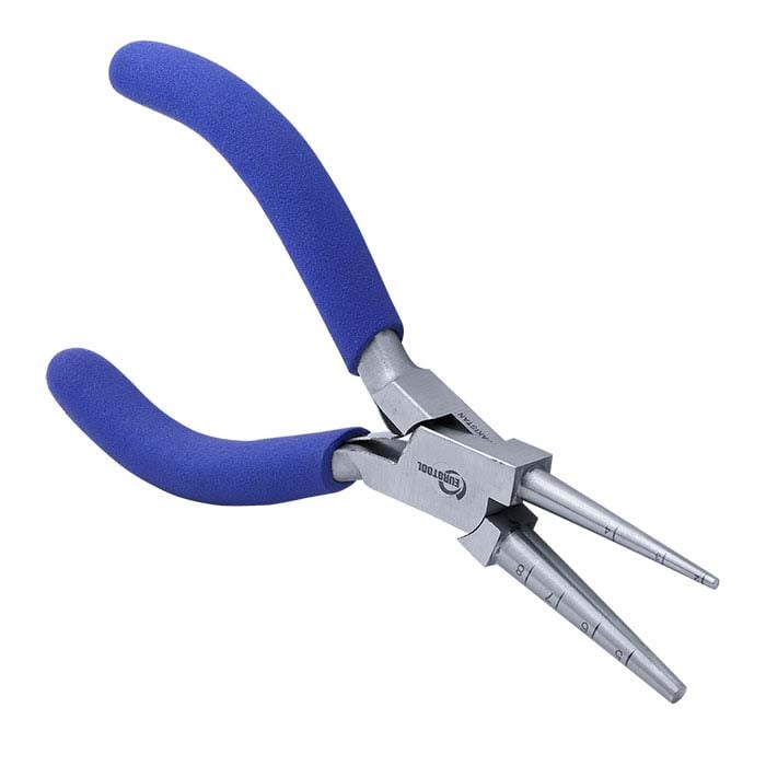EuroTool PLR-748.00 Wire Looping Pliers with Concave Lower Jaw
