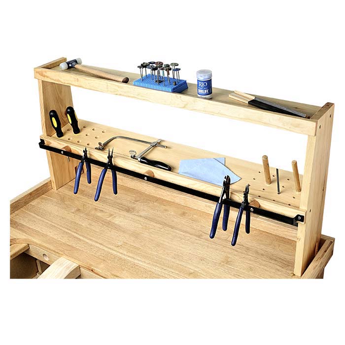 Wood Jewelry Tool Organizer With Drawer Wood Bench Jewelry Tool Organizer  Wood Desktop Organizer Small Tool Organizer MSRP 51.99 
