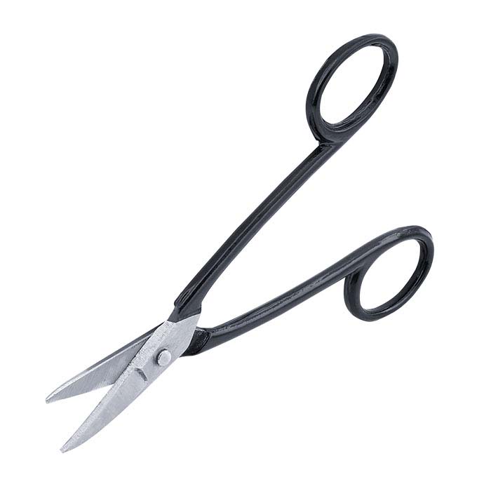 Sheet Metal Shears, French Style Curved Shears, Metal Cutting