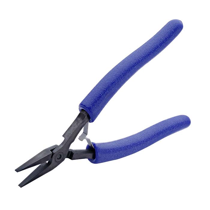 Long Flat Nose Pliers with Soft Grip Handle