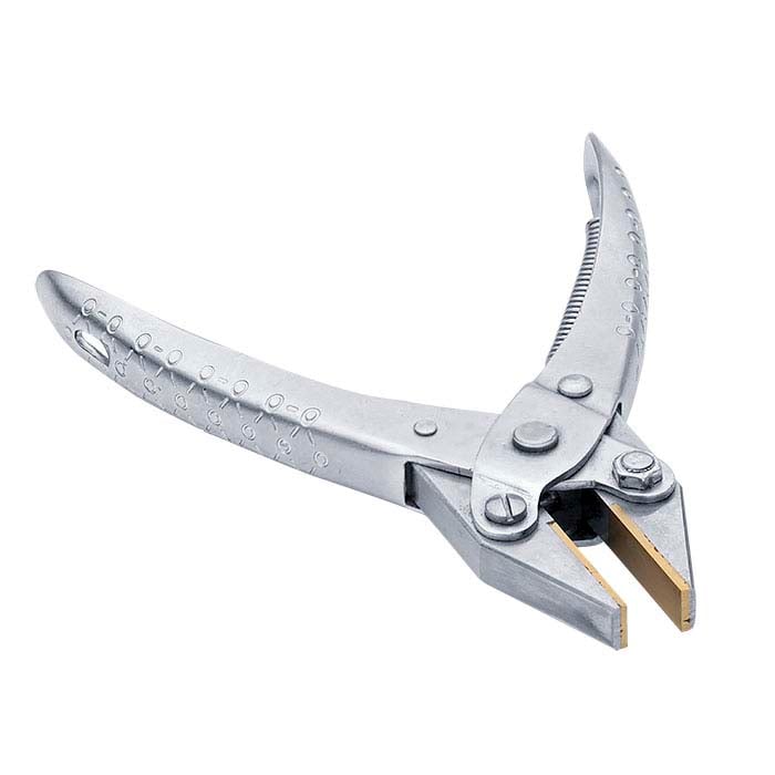 Aven 10761 5 in. Parallel Action Flat Nose Pliers with Cutter