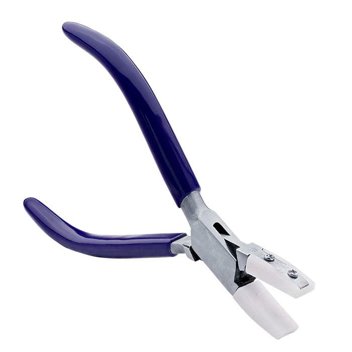 Flat Nose Pliers W/ Non-marring Nylon Jaws PVC Grips Jewelry Making Metal  Forming Repair Tool PLR-0030 