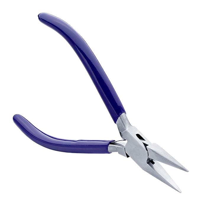 Chain Nose Pliers with Short, Smooth Jaw, 4.90 OAL