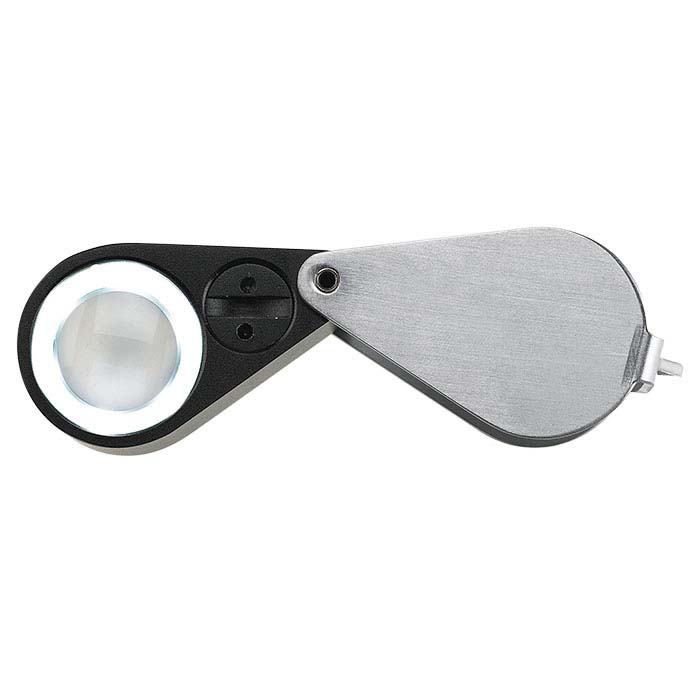 10X Triplet Loupe with Dual LED and UV Lights - RioGrande