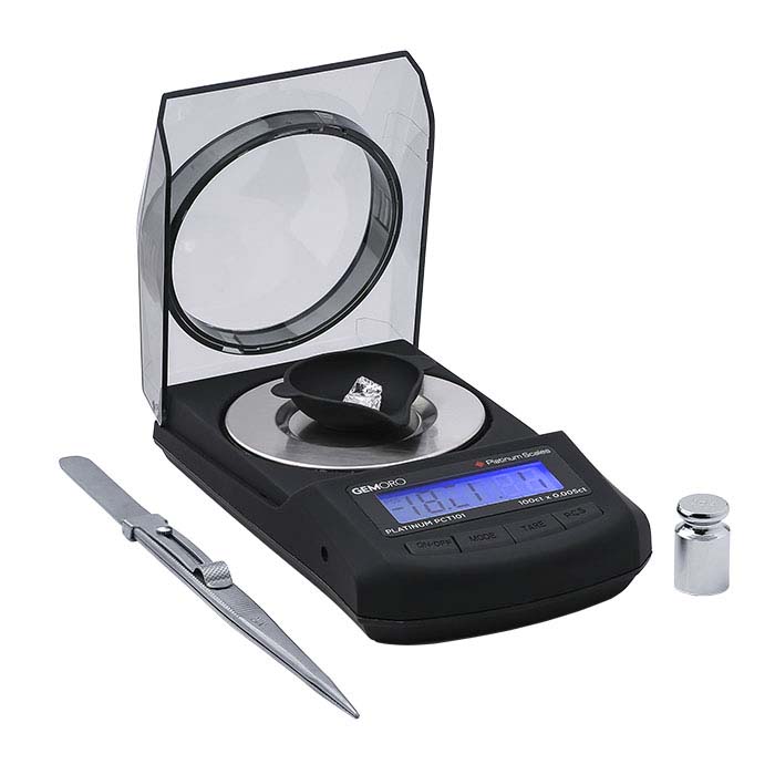 GemOro Platinum PCT101 PCT-101 Precision Carat Milligram Scale 100