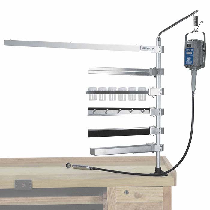 Foredom® Flex Shaft Motor Hanger Stand and Base Workbench System - RioGrande