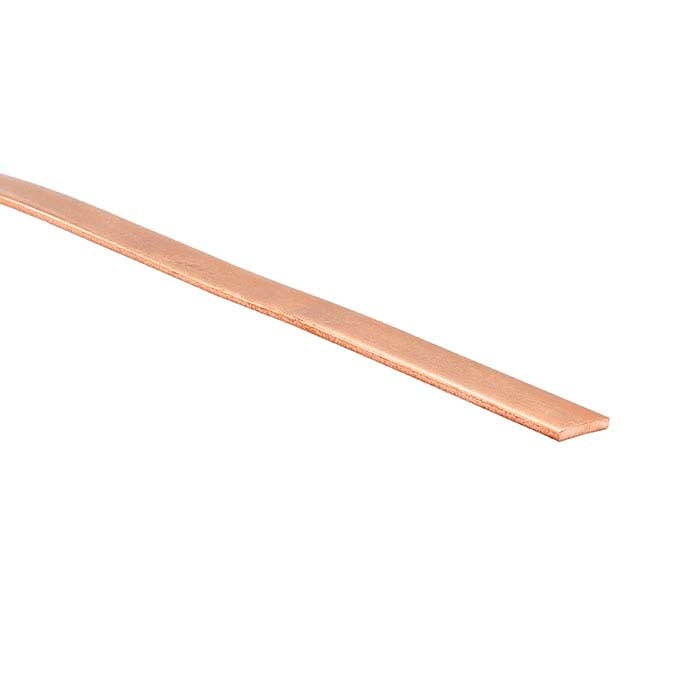 Copper 3/8 Slit Strip, 1-Lb. Coil, 13 Ga., 1/2-Hard - RioGrande