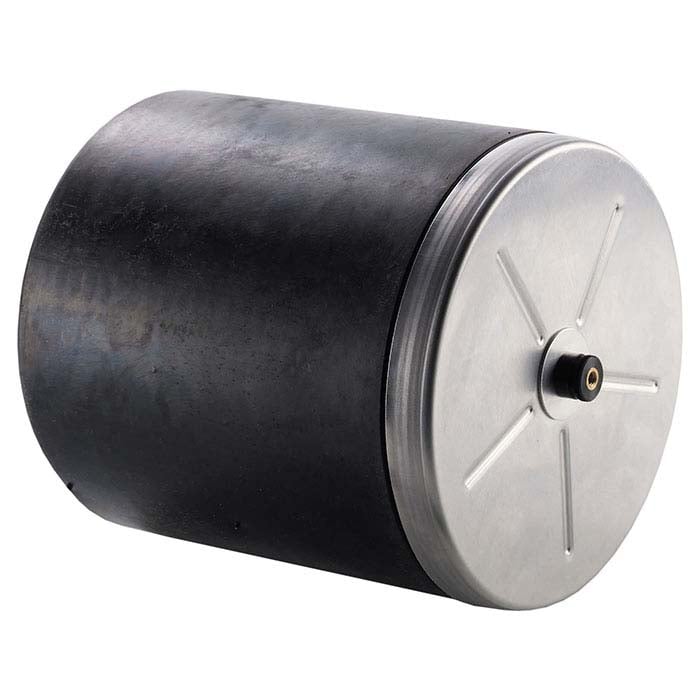 Replacement tumbler barrel, Lortone, steel / plastic / rubber