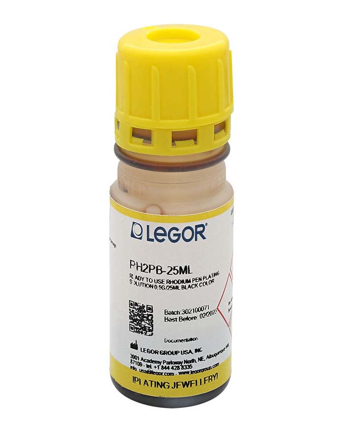 Roseco Store - Legor UltraBlack Rhodium Pen Plating Solution