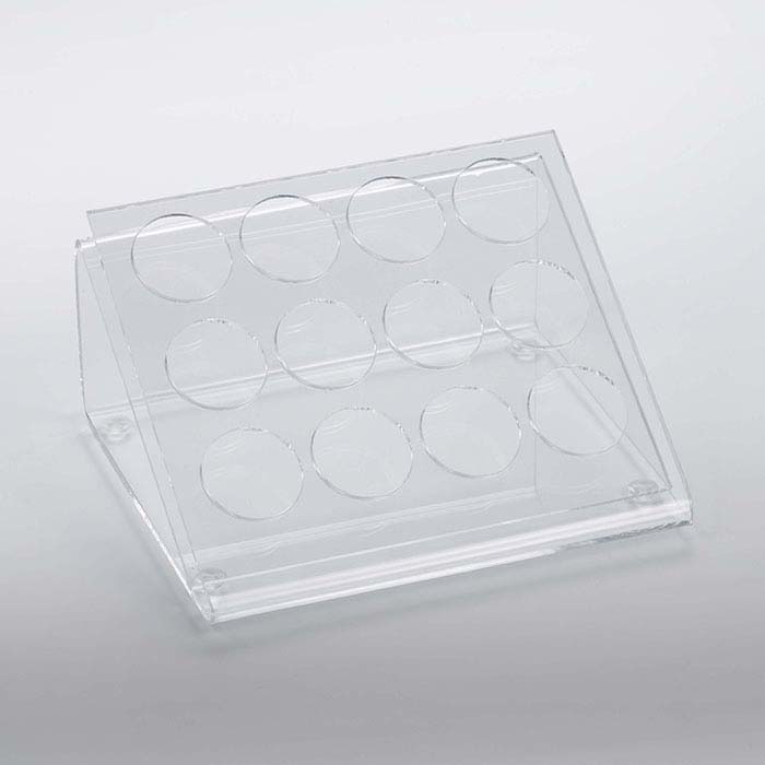 Clear Acrylic Jewelry Gem Jar Display Bead Holder Organizer Stand Holds 9  Jars for sale online