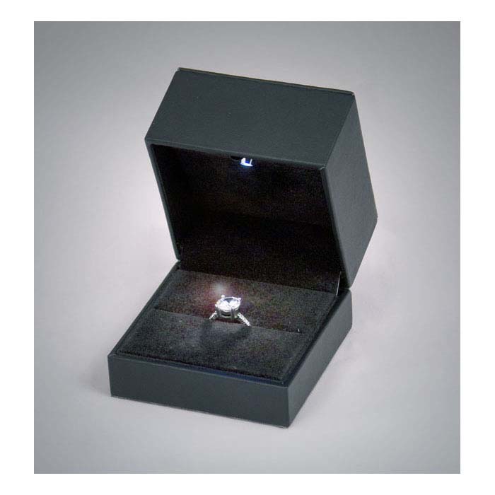 Lighted engagement sale ring box