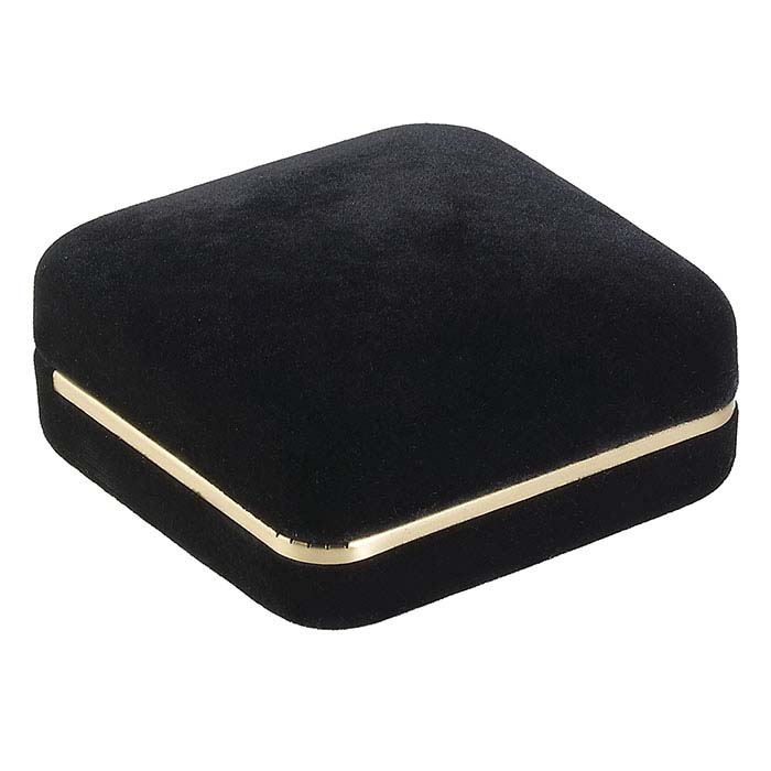 Black Velvet Earring Box