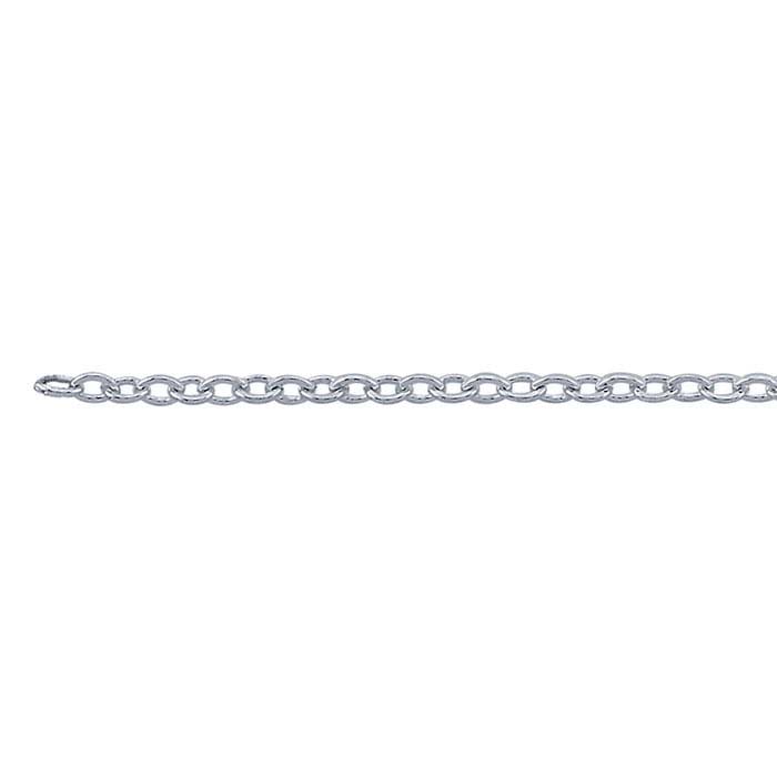 1-500 Feet, 925 Sterling Silver Chain Bulk, UPGRADE 1.65 Mm Oval Round  Cable Chain Wholesale 925 SS Jewelry Chain Ss S65 Stp U Tpc Hp Solo 