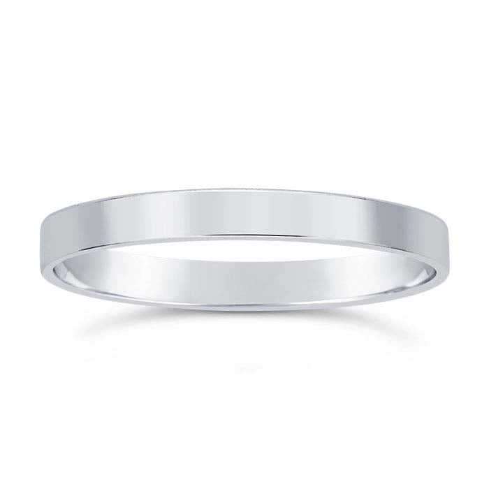 Sterling Silver Ring 3mm Band In Sizes G-Z (G) : : Fashion