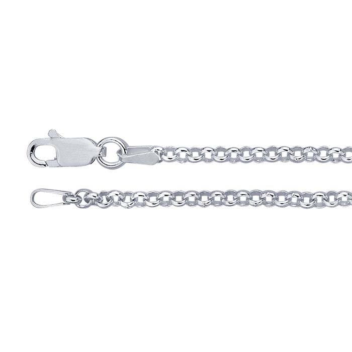 Sterling Silver Round Rolo Chain - RioGrande