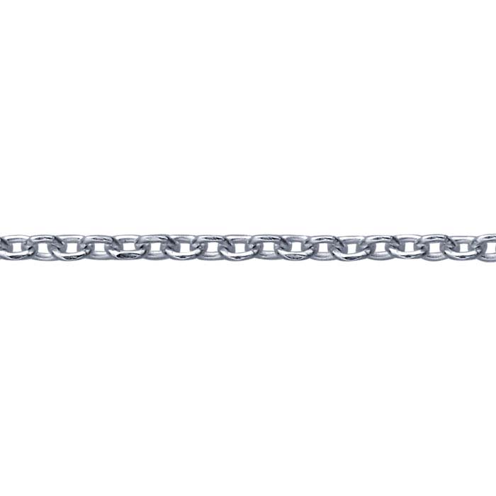 10 Feet Sterling Silver Long and Short Chain by the Foot - Any Length  Available, Made in USA, C55