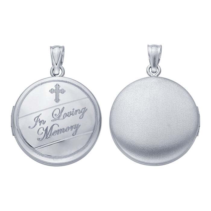 Sterling silver 2024 memory locket