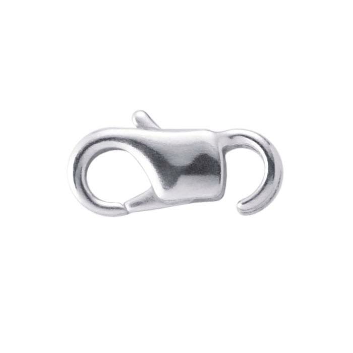 Base-Metal Silver-Plated EZ-Lobster Clasp - RioGrande