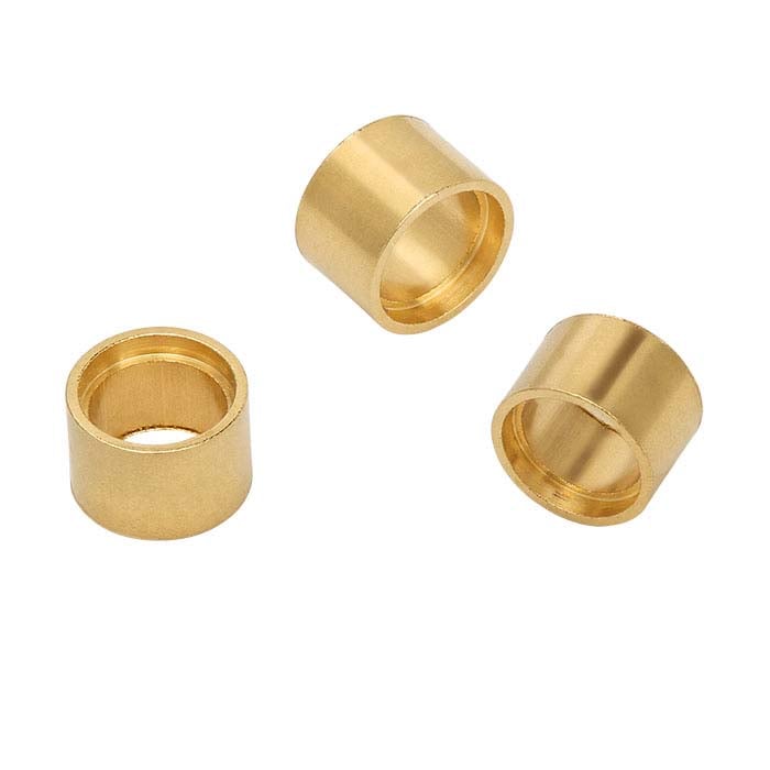 18K Yellow Gold 3.5mm Round Tube Bezel Setting - RioGrande