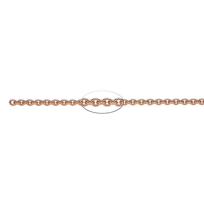 Chain Necklace in Copper with Large Round and Small Oval Links – Capulin  Creations