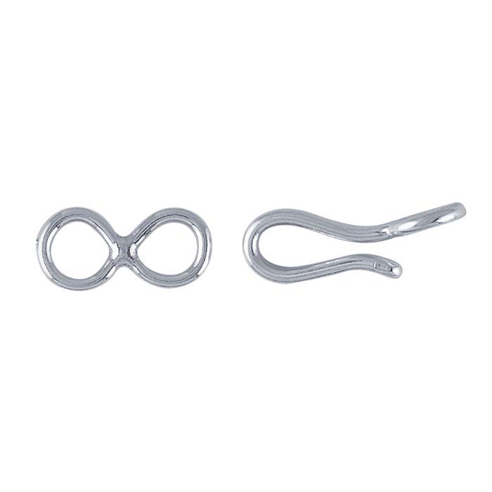 Sterling Silver Hook & Eye Clasp Set