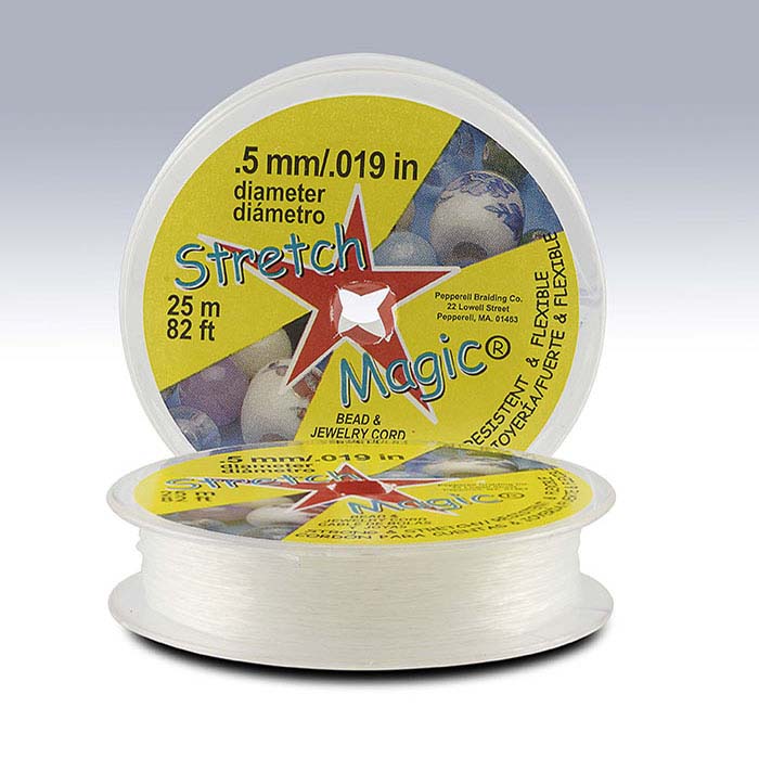 Stretch Magic Clear .039 Jewelry Cord 25 Meters