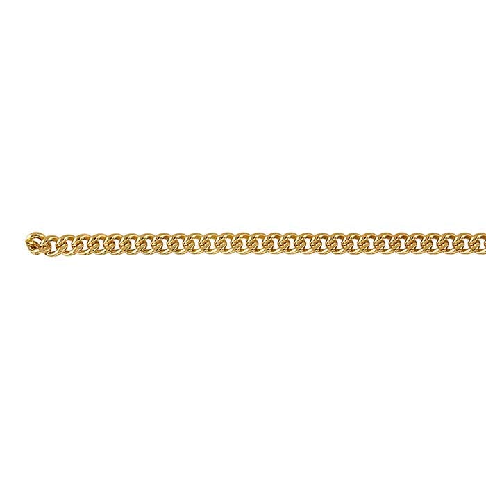 14/20 Yellow Gold-Filled 2.3mm Diamond-Cut Curb Chain, By the Foot ...