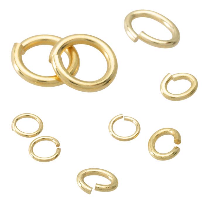 Round Yellow Gold Filled Jump Ring - 1 pkg.