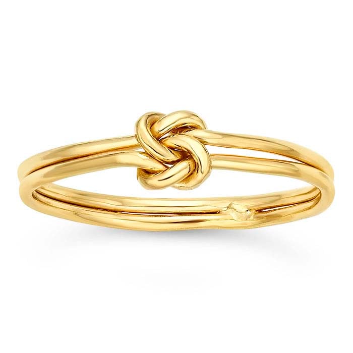 14/20 Yellow Gold-Filled Double Love-Knot Ring - RioGrande