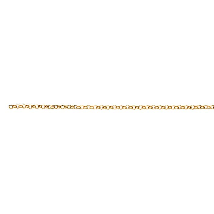 14/20 Yellow Gold-Filled 1.65mm Round Rolo Chain - RioGrande