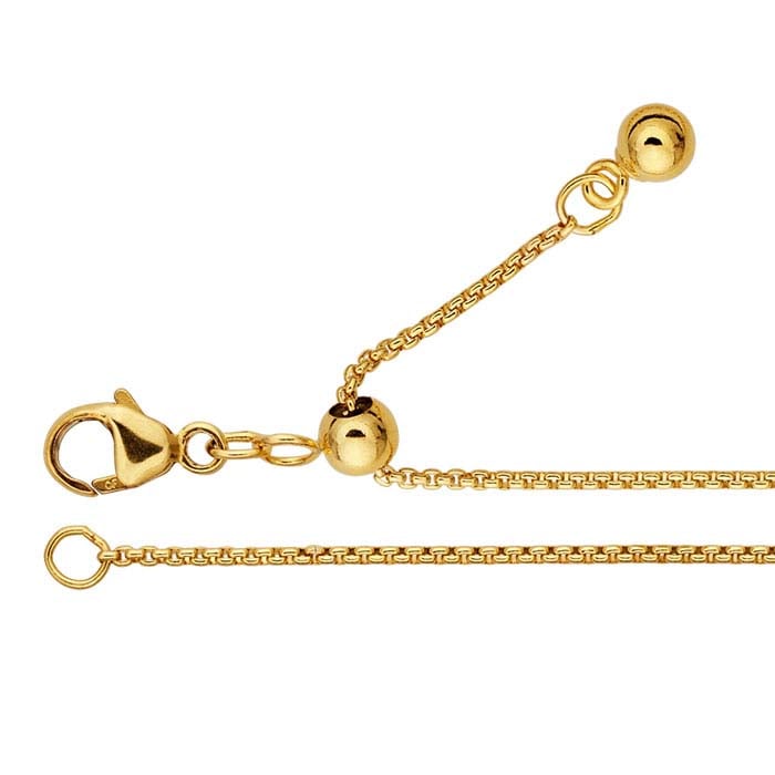 14K Yellow Gold Lock Necklace - RioGrande