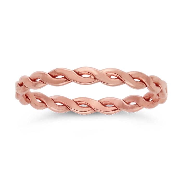 14/20 Rose Gold-Filled Woven Ring - RioGrande