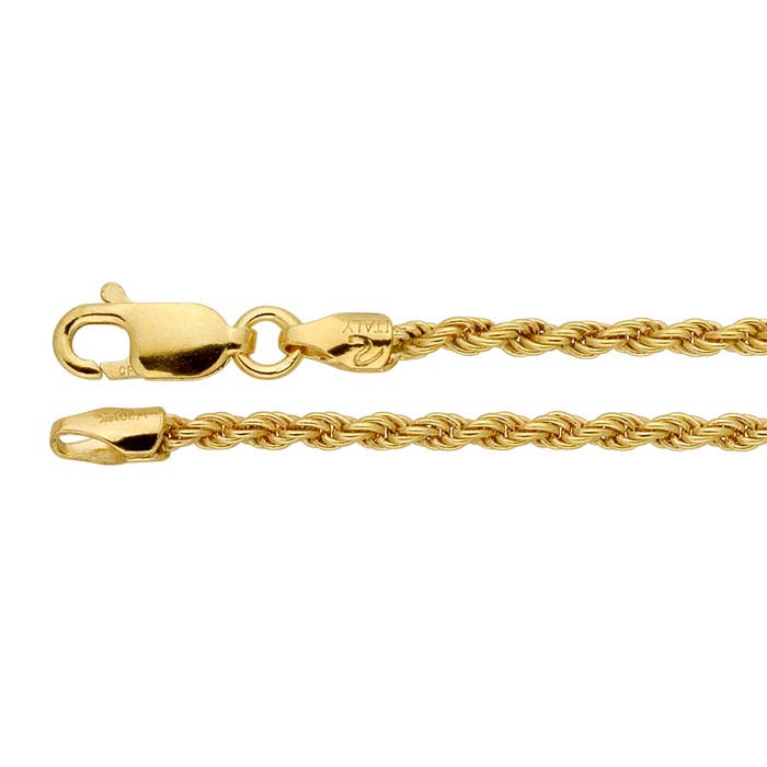 14/20 Yellow Gold-Filled 1.95mm French Rope Chain - RioGrande