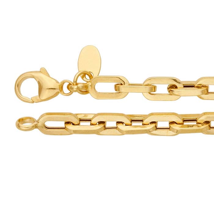 30'' 4.7x3.5mm Gold Plated Oval Chain-0601-31