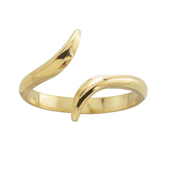 14K Yellow Gold Bypass Ring Shank - RioGrande