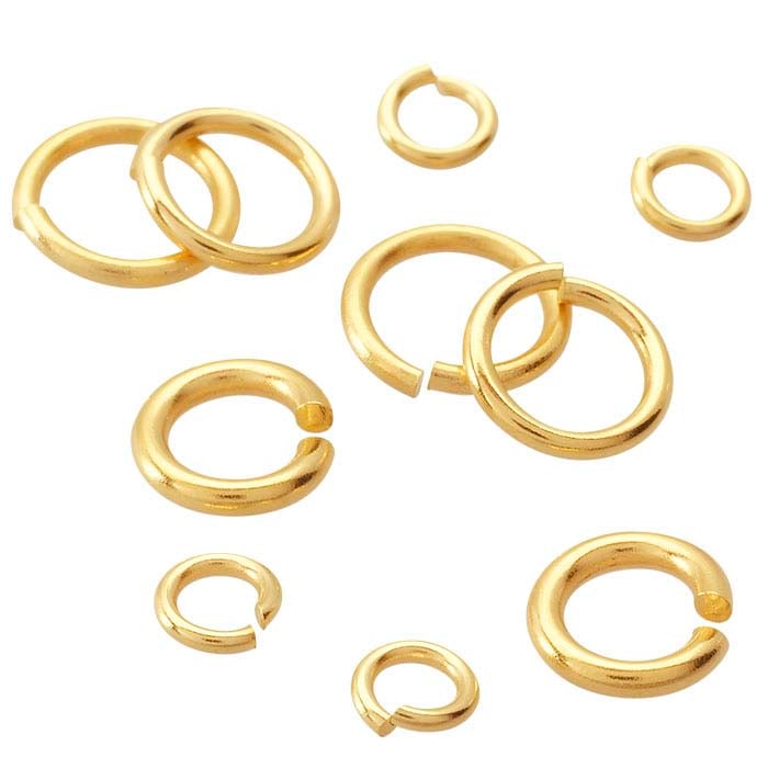 Round Yellow Gold Filled Jump Ring - 1 pkg.