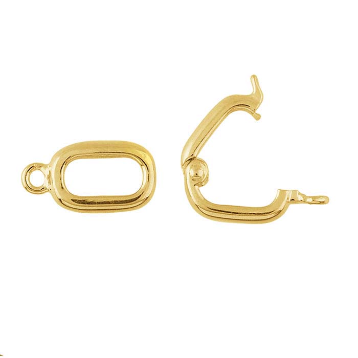 14K Gold Clasps - Single Row, Two Row and Triple Row Clasps