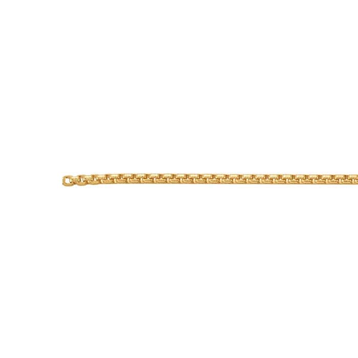 14/20 Yellow Gold-Filled Rounded Box Chain - RioGrande