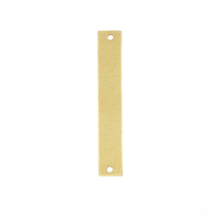 Brass Flat Rectangle Link Component - RioGrande