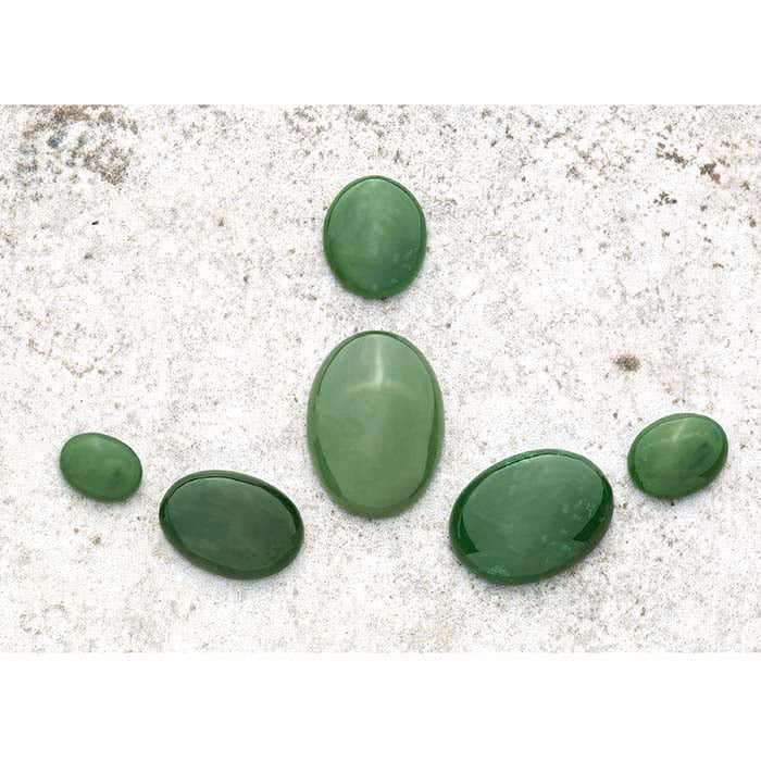 48.40 carats 2 pcs Natural Top Dark Green Color Nephrite Jada hotsell Polished Cabochon Gemstones ~ 20*14*8 mm