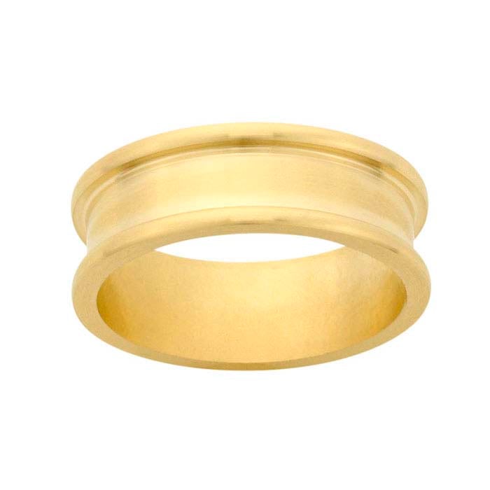 Buy quality Gold Plain Ladies Ring in Ahmedabad