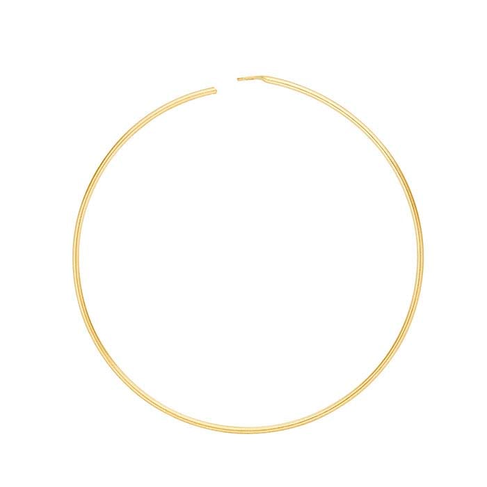 14/20 Yellow Gold-Filled Beading Hoop Earring - RioGrande