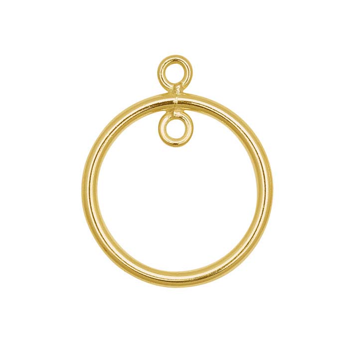 14/20 Yellow Gold-Filled Round Wire, Dead-Soft