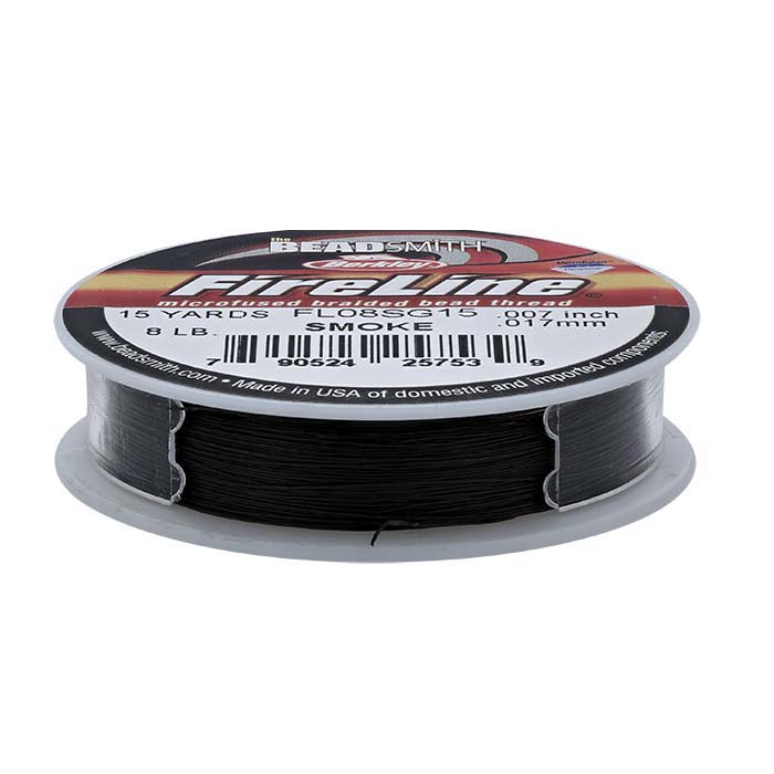 Fireline Braided Bead Thread - 8 lb - Smoke
