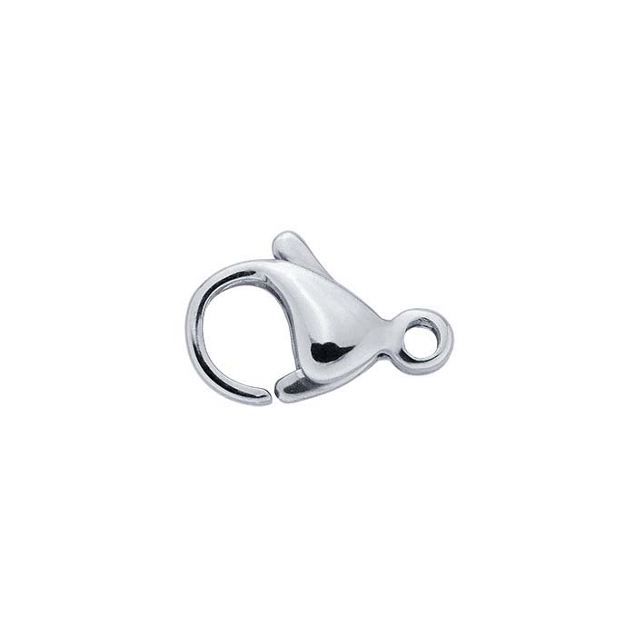 Stainless Steel Teardrop Lobster Clasp with Closed Ring - RioGrande