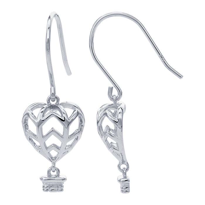 Wholesale Heart Earrings, Monochrome Heart